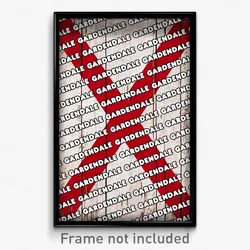 Gardendale Alabama Poster (AL City Souvenir 11x17 Town Print)
