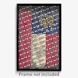 Alto Georgia Poster (GA City Souvenir 11x17 Town Print)