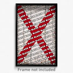 Black Alabama Poster (AL City Souvenir 11x17 Town Print)