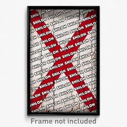 Shiloh Alabama Poster (AL City Souvenir 11x17 Town Print)