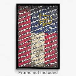 Flovilla Georgia Poster (GA City Souvenir 11x17 Town Print)