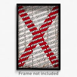 Stockton Alabama Poster (AL City Souvenir 11x17 Town Print)