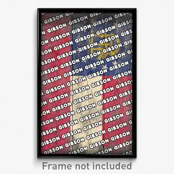 Gibson Georgia Poster (GA City Souvenir 11x17 Town Print)
