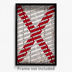 Gordon Alabama Poster (AL City Souvenir 11x17 Town Print)