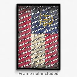 East Ellijay Georgia Poster (GA City Souvenir 11x17 Town Print)