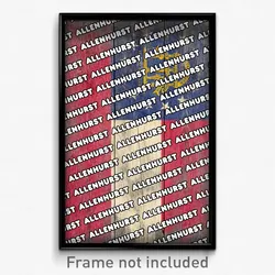 Allenhurst Georgia Poster (GA City Souvenir 11x17 Town Print)