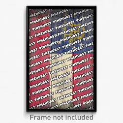 Pinehurst Georgia Poster (GA City Souvenir 11x17 Town Print)