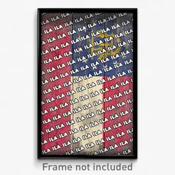 Ila Georgia Poster (GA City Souvenir 11x17 Town Print)