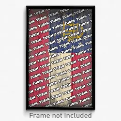 Turin Georgia Poster (GA City Souvenir 11x17 Town Print)