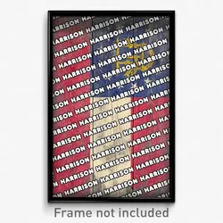 Harrison Georgia Poster (GA City Souvenir 11x17 Town Print)