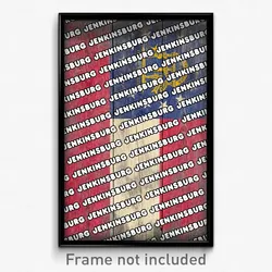 Jenkinsburg Georgia Poster (GA City Souvenir 11x17 Town Print)