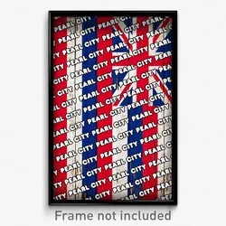 Pearl City Hawaii Poster (HI City Souvenir 11x17 Town Print)