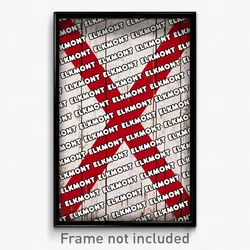 Elkmont Alabama Poster (AL City Souvenir 11x17 Town Print)