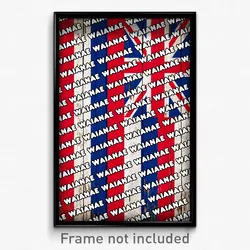 Waianae Hawaii Poster (HI City Souvenir 11x17 Town Print)