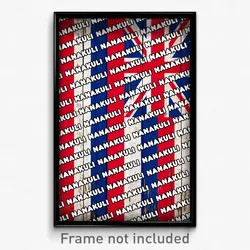 Nanakuli Hawaii Poster (HI City Souvenir 11x17 Town Print)