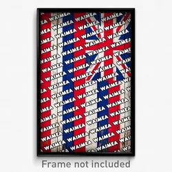 Waimea Hawaii Poster (HI City Souvenir 11x17 Town Print)