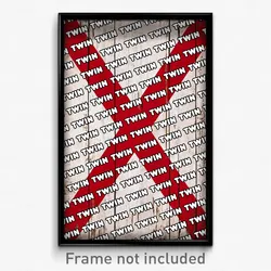 Twin Alabama Poster (AL City Souvenir 11x17 Town Print)