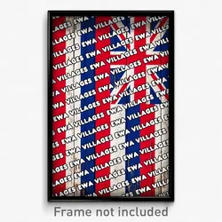 Ewa Villages Hawaii Poster (HI City Souvenir 11x17 Town Print)
