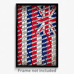 Whitmore Village Hawaii Poster (HI City Souvenir 11x17 Town Print)
