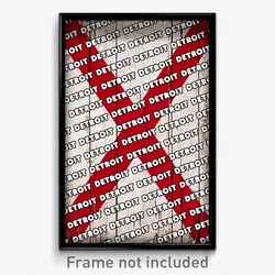 Detroit Alabama Poster (AL City Souvenir 11x17 Town Print)