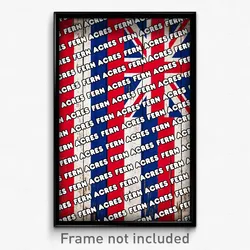 Fern Acres Hawaii Poster (HI City Souvenir 11x17 Town Print)