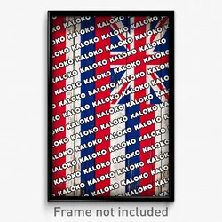 Kaloko Hawaii Poster (HI City Souvenir 11x17 Town Print)