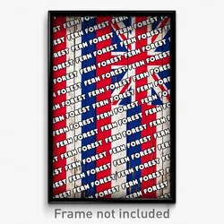 Fern Forest Hawaii Poster (HI City Souvenir 11x17 Town Print)