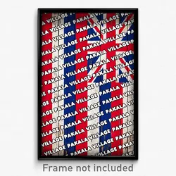 Pakala Village Hawaii Poster (HI City Souvenir 11x17 Town Print)