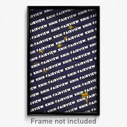 Knik-Fairview Alaska Poster (AK City Souvenir 11x17 Town Print)