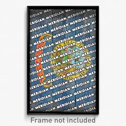 Meridian Idaho Poster (ID City Souvenir 11x17 Town Print)