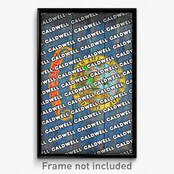 Caldwell Idaho Poster (ID City Souvenir 11x17 Town Print)