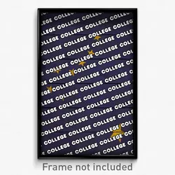 College Alaska Poster (AK City Souvenir 11x17 Town Print)