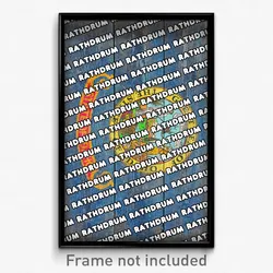 Rathdrum Idaho Poster (ID City Souvenir 11x17 Town Print)