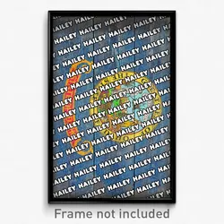 Hailey Idaho Poster (ID City Souvenir 11x17 Town Print)