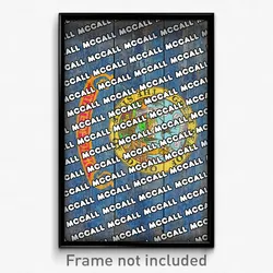 McCall Idaho Poster (ID City Souvenir 11x17 Town Print)