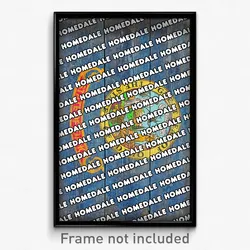 Homedale Idaho Poster (ID City Souvenir 11x17 Town Print)
