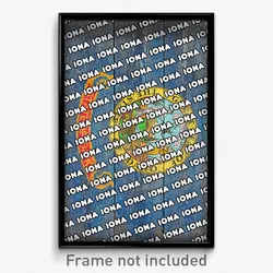 Iona Idaho Poster (ID City Souvenir 11x17 Town Print)
