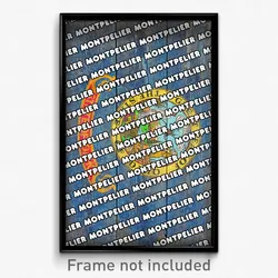 Montpelier Idaho Poster (ID City Souvenir 11x17 Town Print)