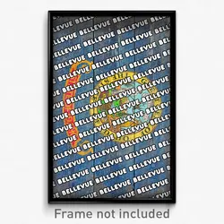 Bellevue Idaho Poster (ID City Souvenir 11x17 Town Print)
