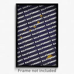 Kalifornsky Alaska Poster (AK City Souvenir 11x17 Town Print)