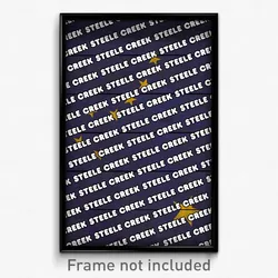 Steele Creek Alaska Poster (AK City Souvenir 11x17 Town Print)