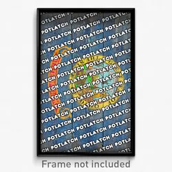Potlatch Idaho Poster (ID City Souvenir 11x17 Town Print)
