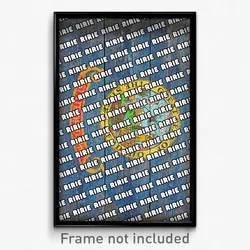 Ririe Idaho Poster (ID City Souvenir 11x17 Town Print)