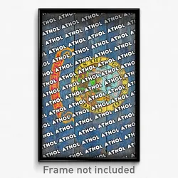 Athol Idaho Poster (ID City Souvenir 11x17 Town Print)