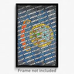 Arbon Valley Idaho Poster (ID City Souvenir 11x17 Town Print)
