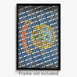 Melba Idaho Poster (ID City Souvenir 11x17 Town Print)