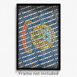 Craigmont Idaho Poster (ID City Souvenir 11x17 Town Print)