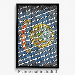 Deary Idaho Poster (ID City Souvenir 11x17 Town Print)