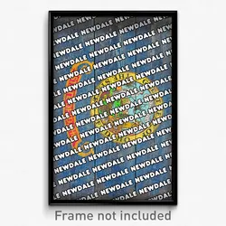 Newdale Idaho Poster (ID City Souvenir 11x17 Town Print)