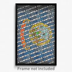 Fairfield Idaho Poster (ID City Souvenir 11x17 Town Print)